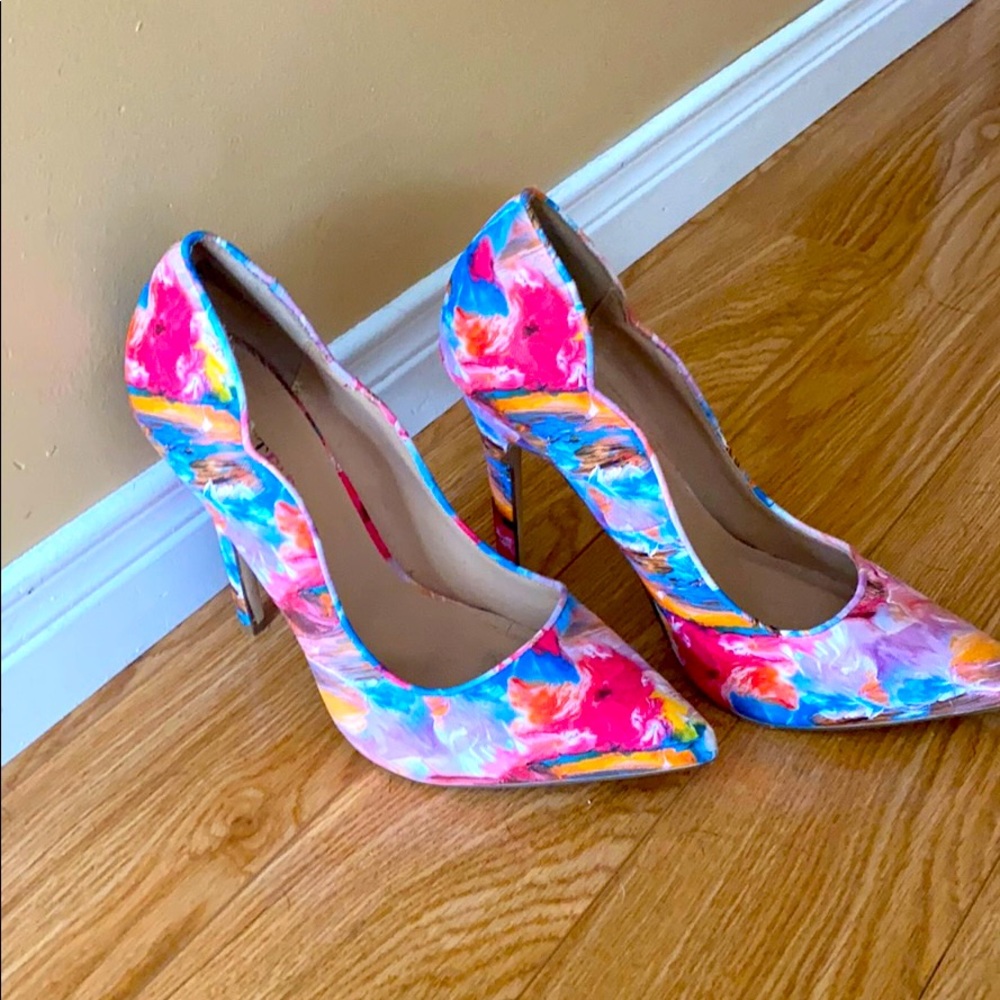 COPY - Tie dye pumps